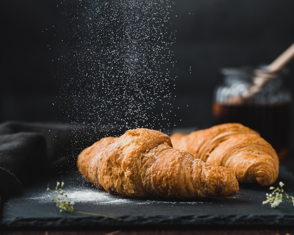 Flaky ham and cheese croissant — Bànay's signature pastry